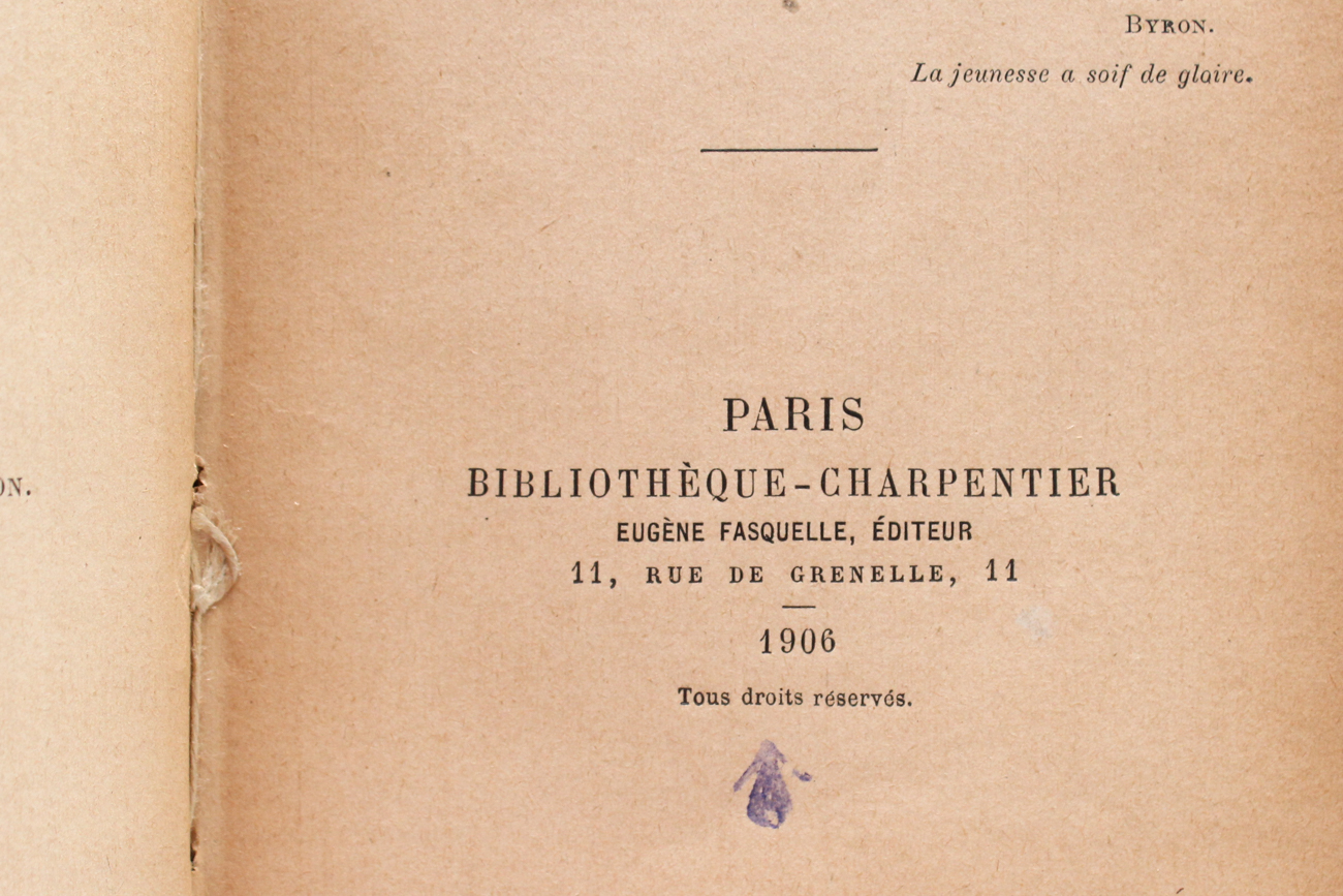 Signed "La Jonque Victorieuse" By Alfred Droin, 1906