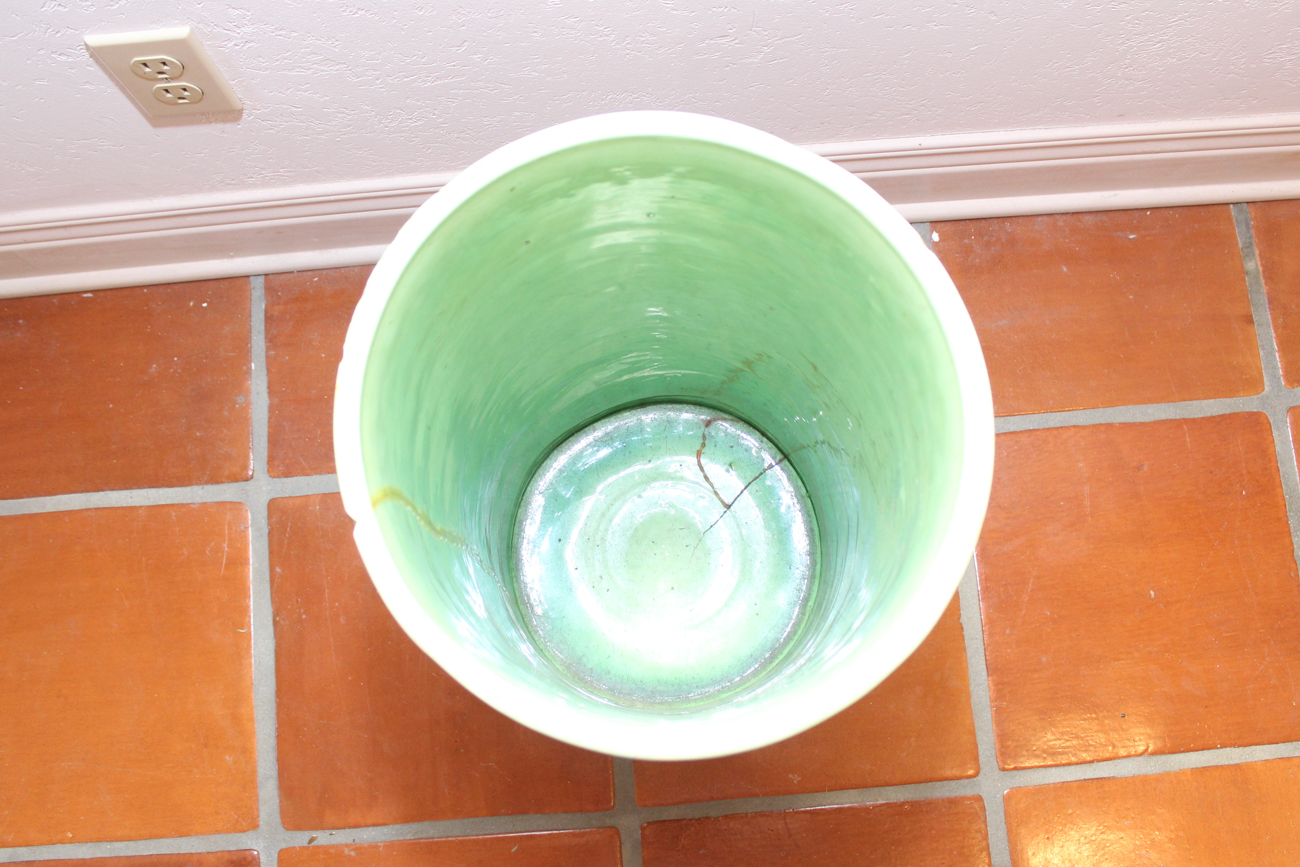 Antique American Art Pottery Umbrella Stand