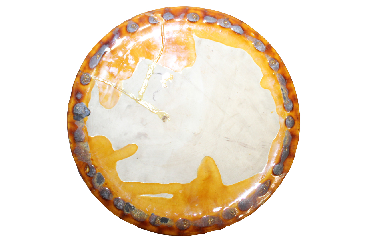 Antique American Art Pottery Umbrella Stand