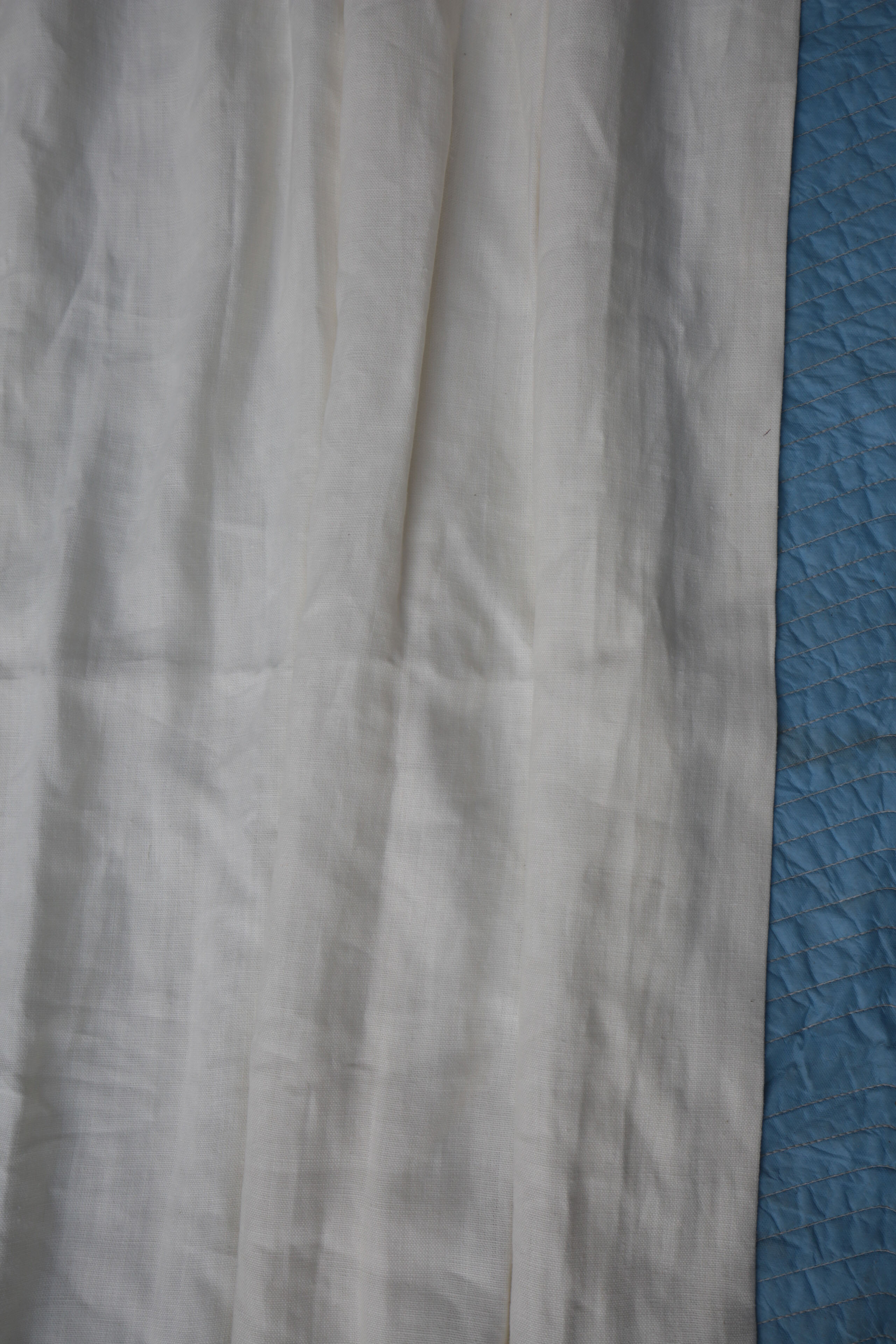 Restoration Hardware Linen Curtains with Rod