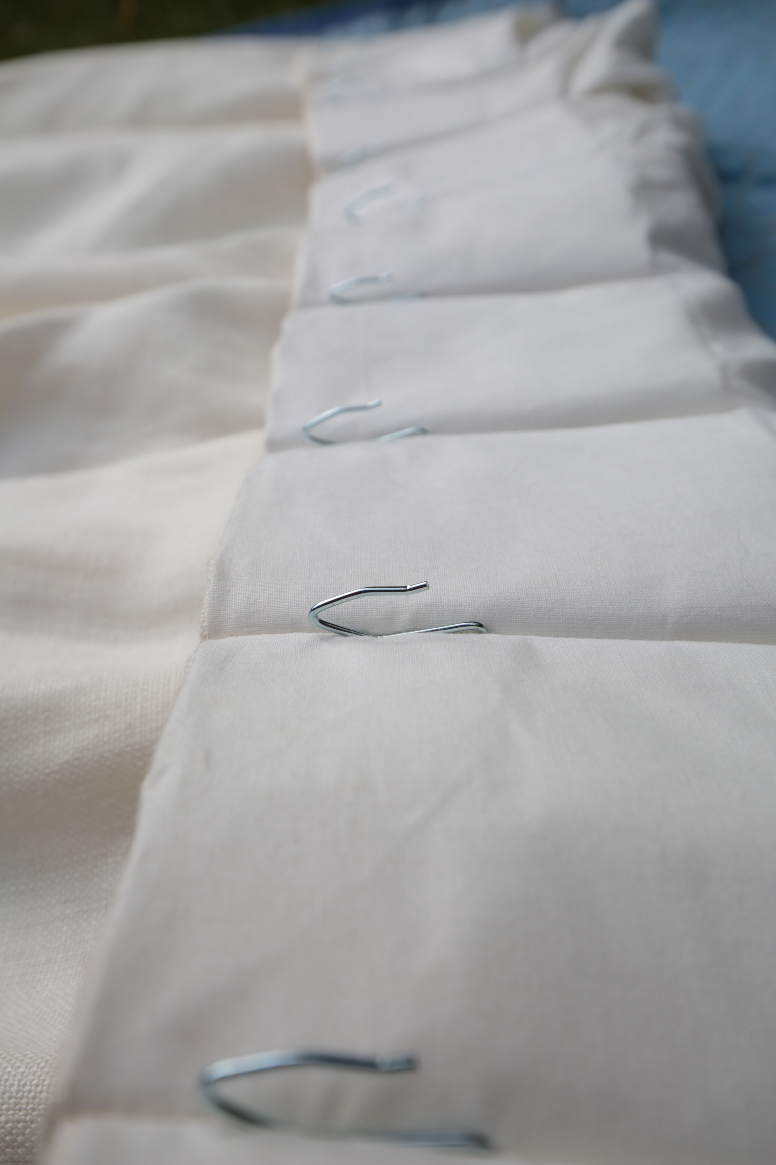 Restoration Hardware Linen Curtains with Rod