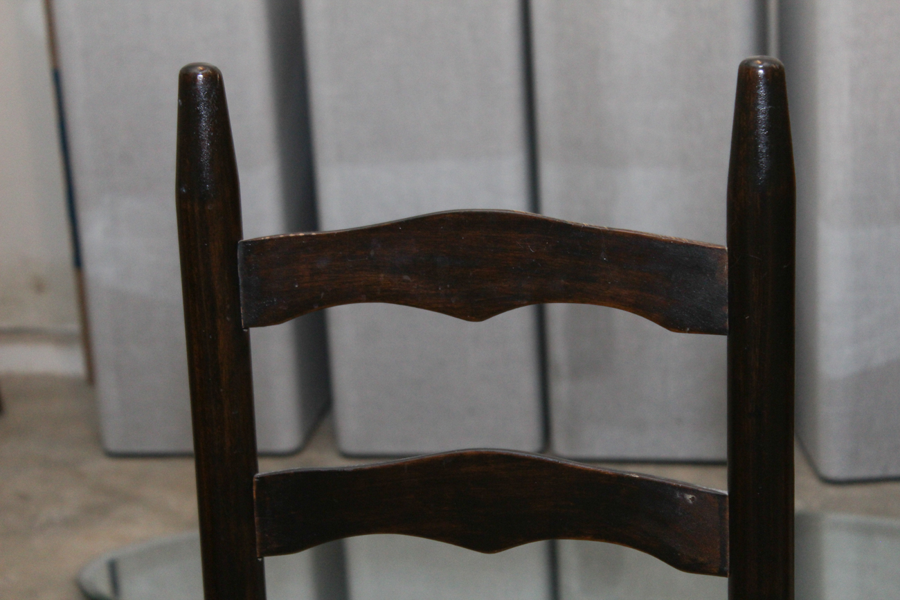 Painted Ladder-Back Project Chairs