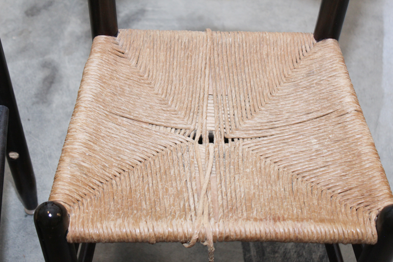 Painted Ladder-Back Project Chairs