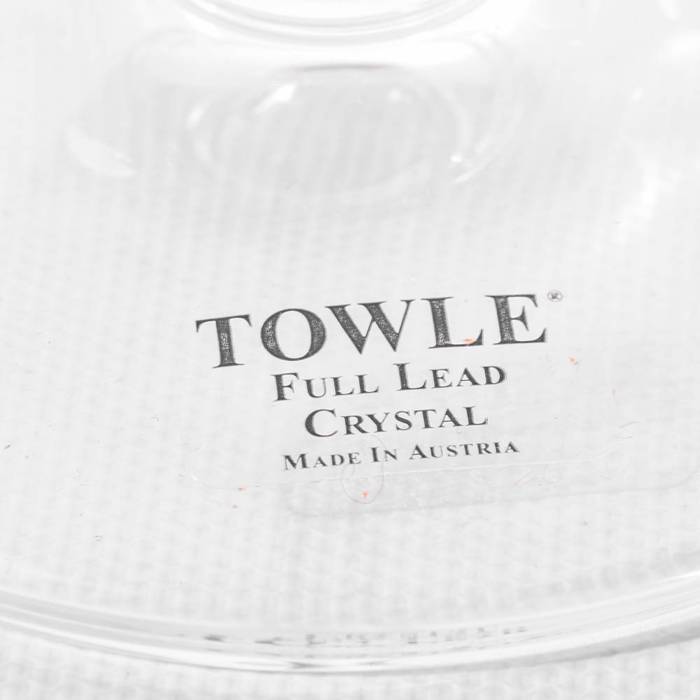 Barware Grouping Featuring Towle and Krisla Crystal