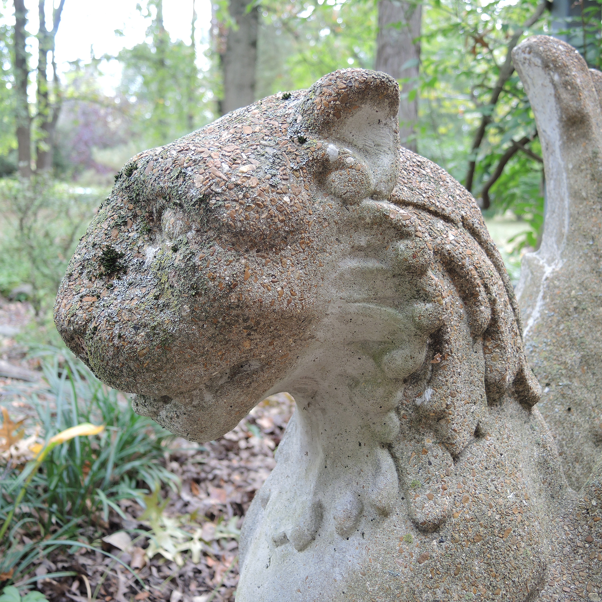 Griffin Winged Lion Garden Statue Pair