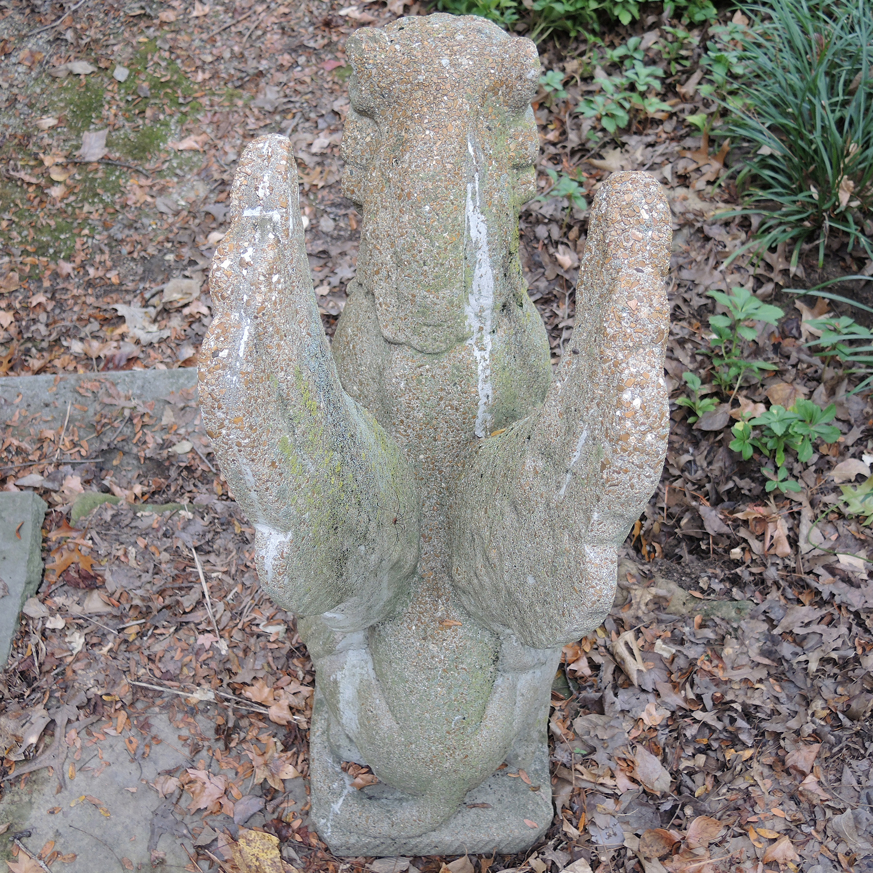 Griffin Winged Lion Garden Statue Pair