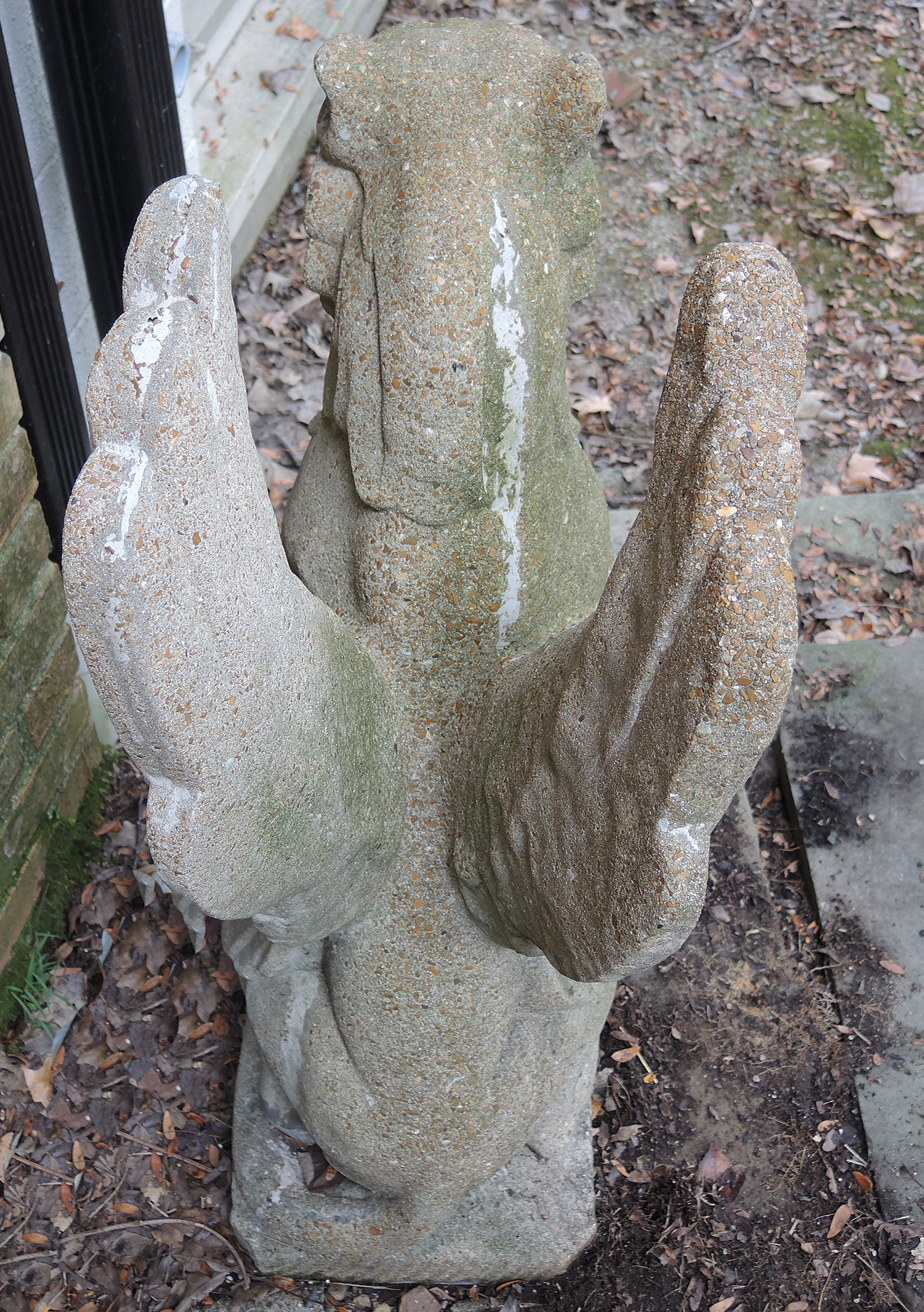 Griffin Winged Lion Garden Statue Pair