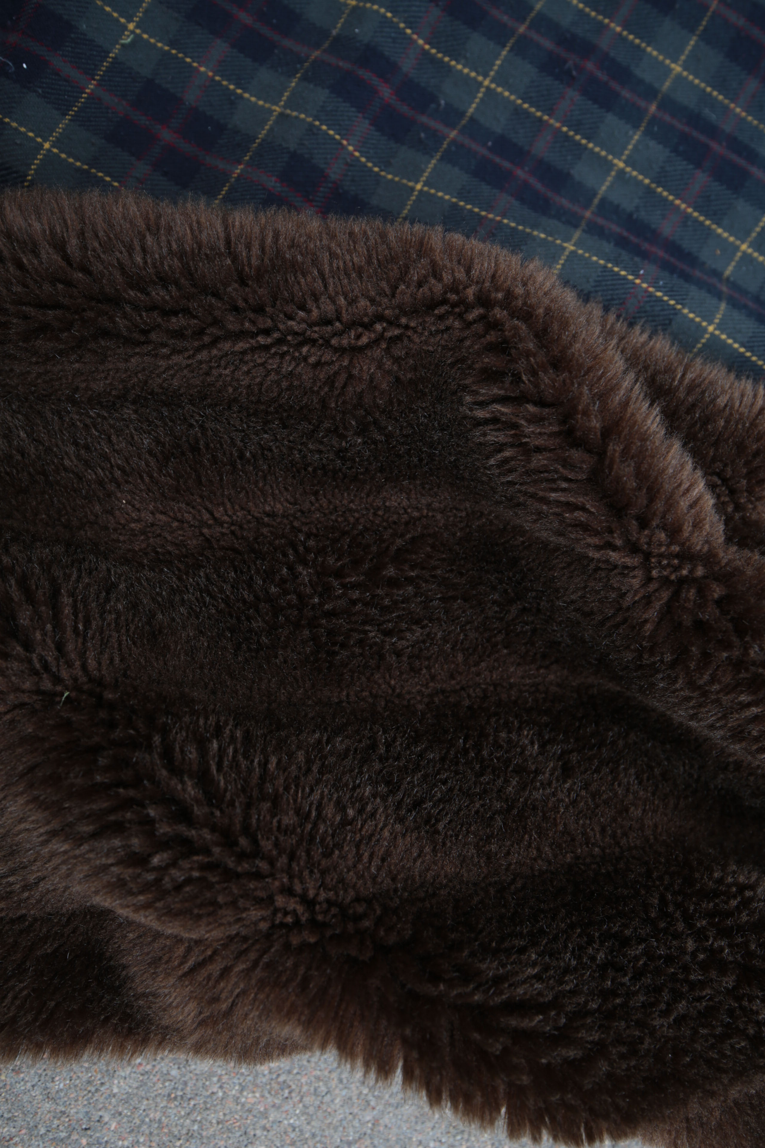 Reversible Faux Fur Throw