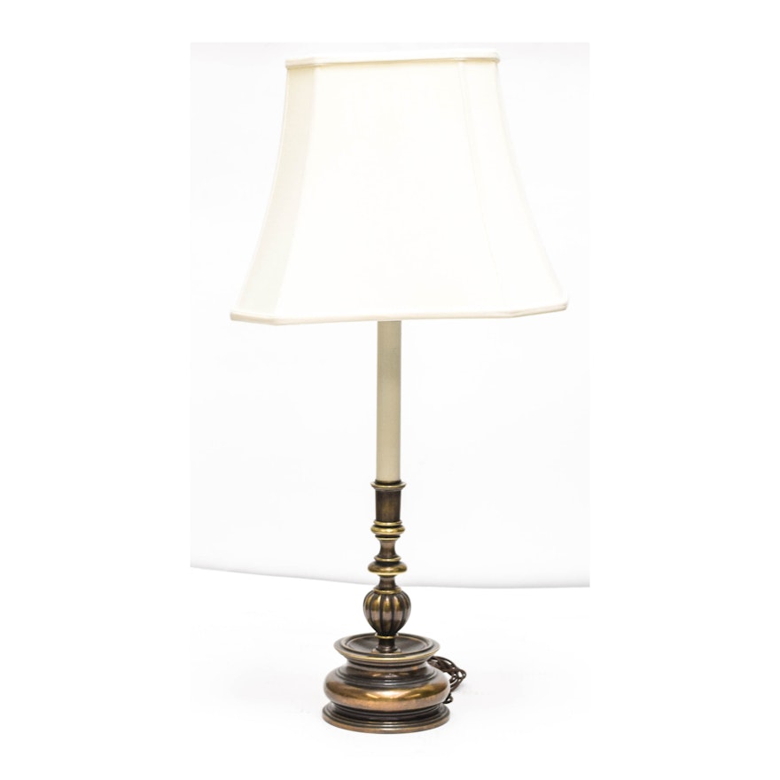 Stiffel Brass Candlestick Table Lamp