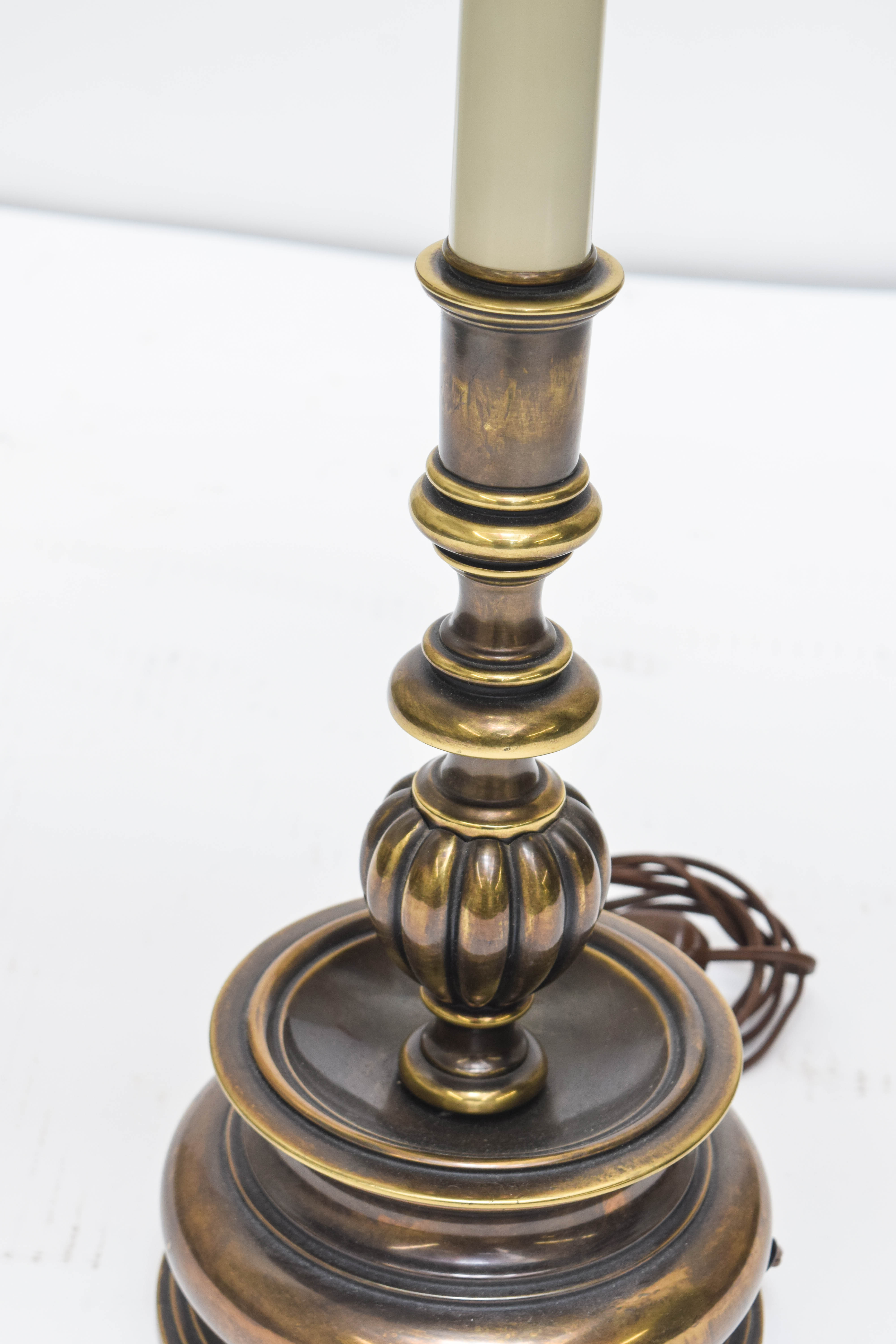 Stiffel Brass Candlestick Table Lamp