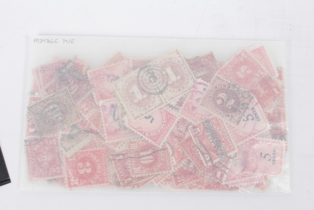 Antique Cancelled U.S. Stamps with Kansas and Nebraska Overprints