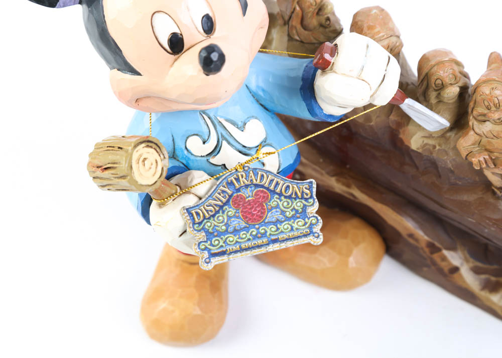 Jim Shore Disney Traditions 10th Anniversary Figurine