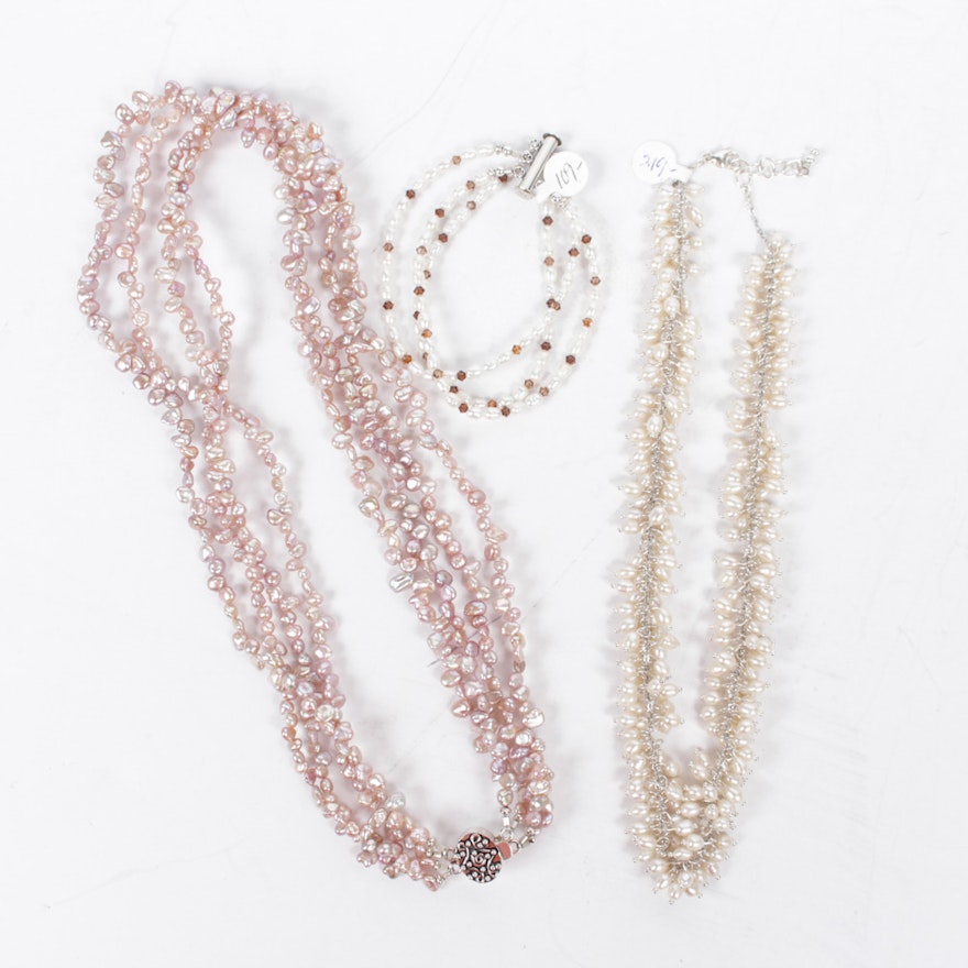 Freshwater Pearl Necklaces