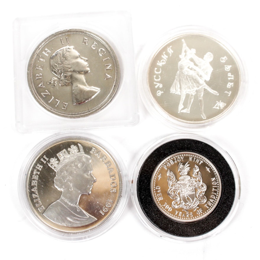 Vintage Foreign Silver Bullion Coinage