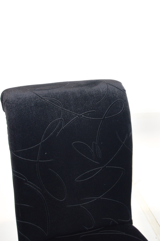 Black Velvet Dining Chairs by Southwestern Furniture