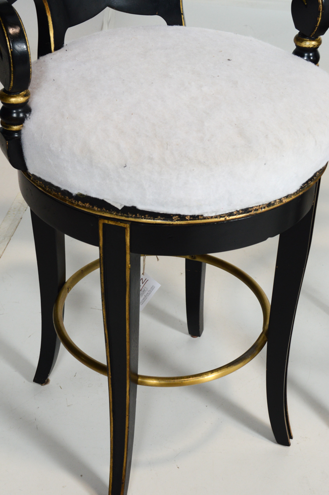 Century Bar Chairs with Swivel Return