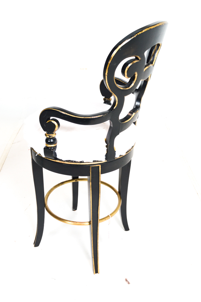 Century Bar Chairs with Swivel Return