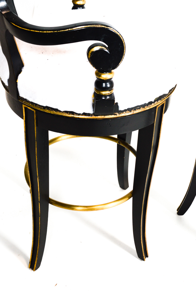 Century Bar Chairs with Swivel Return