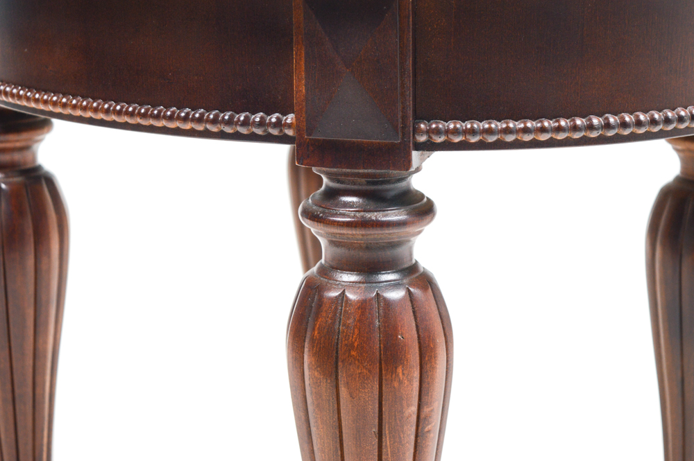 Victorian-Inspired Oval Side Table