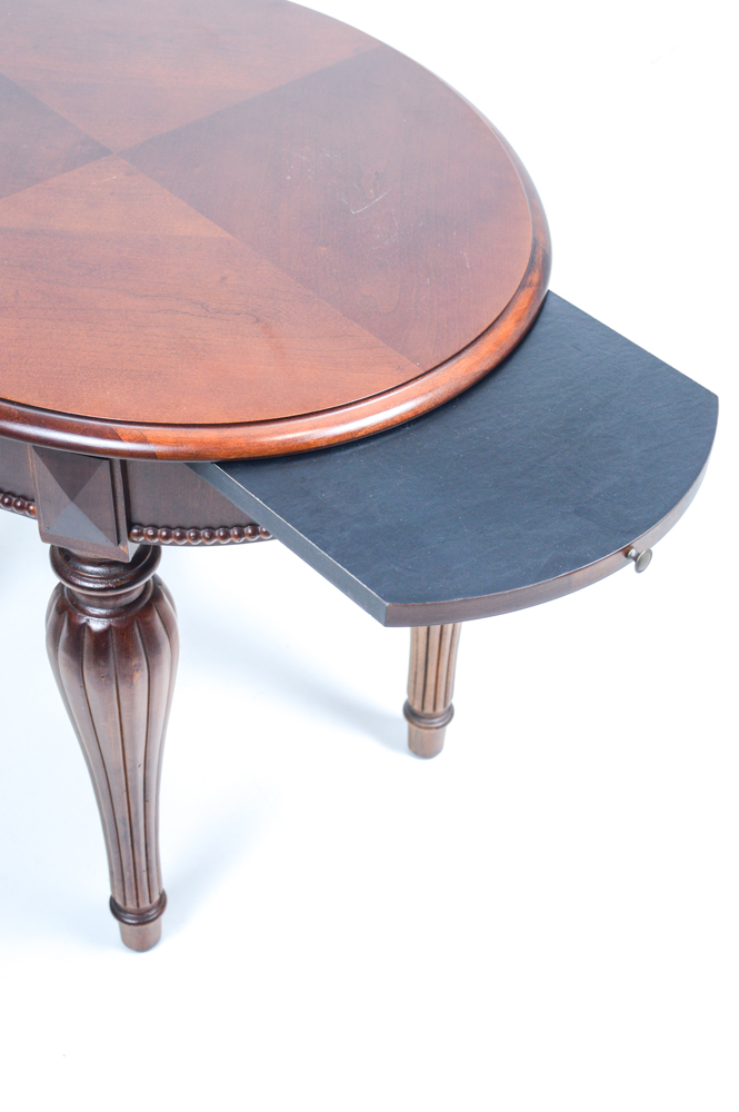 Victorian-Inspired Oval Side Table