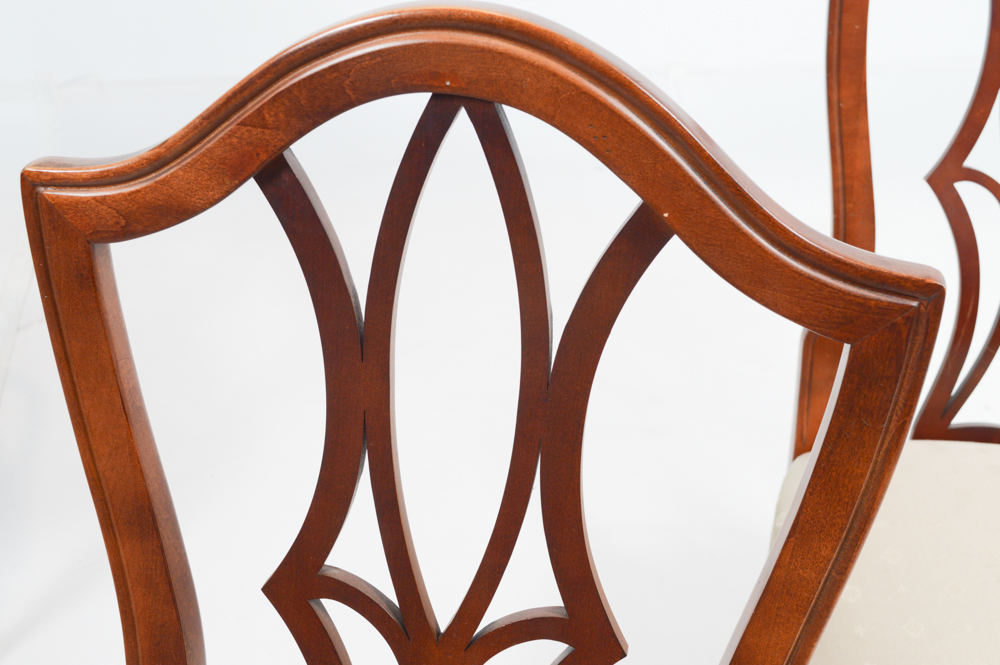 Hepplewhite-Inspired Dining Chairs by Stanley