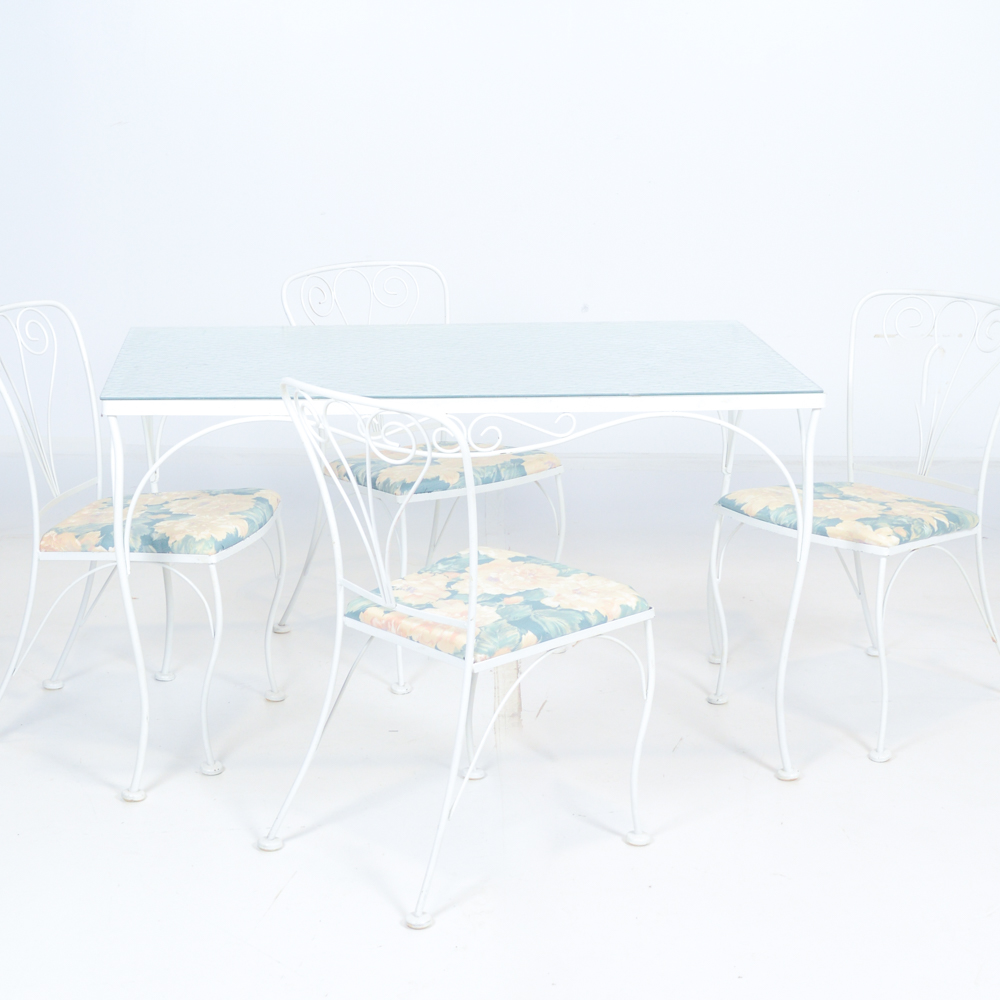 Metal Patio Table and Chairs