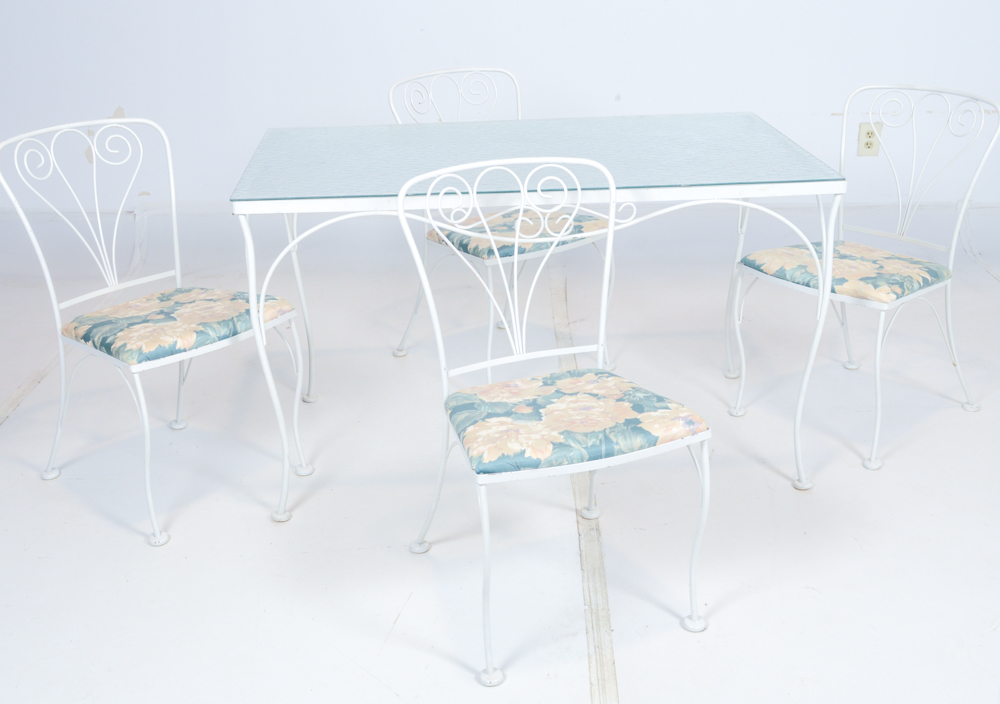 Metal Patio Table and Chairs