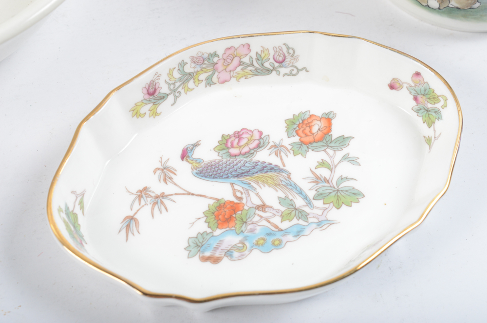 Tableware including Wedgwood "Peter Rabbit"