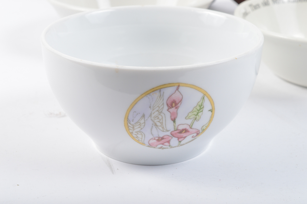 Tableware including Wedgwood "Peter Rabbit"