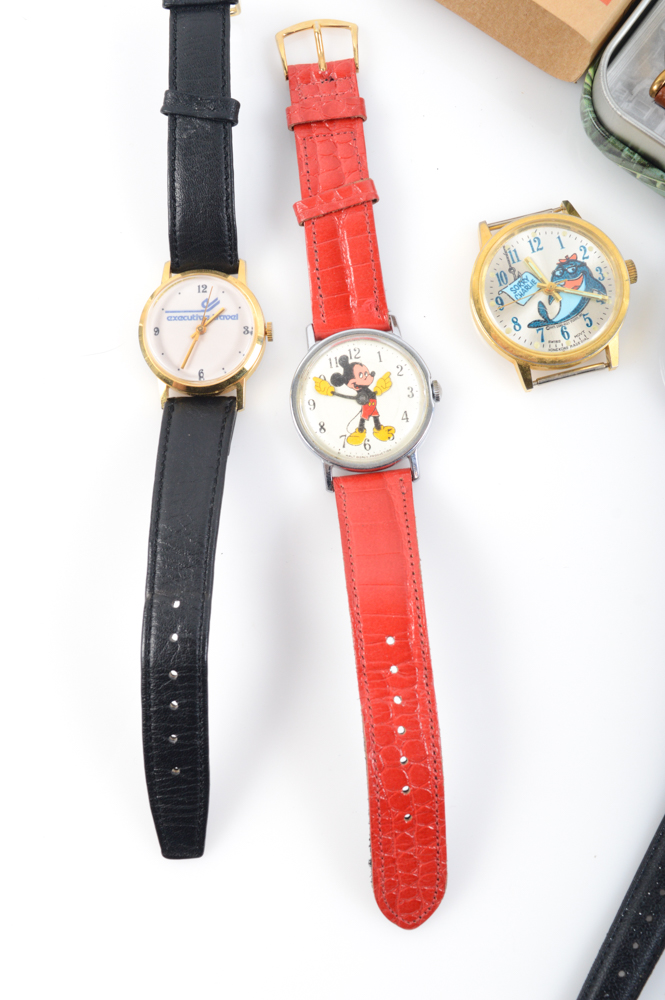 Watch Assortment Featuring Mickey Mouse