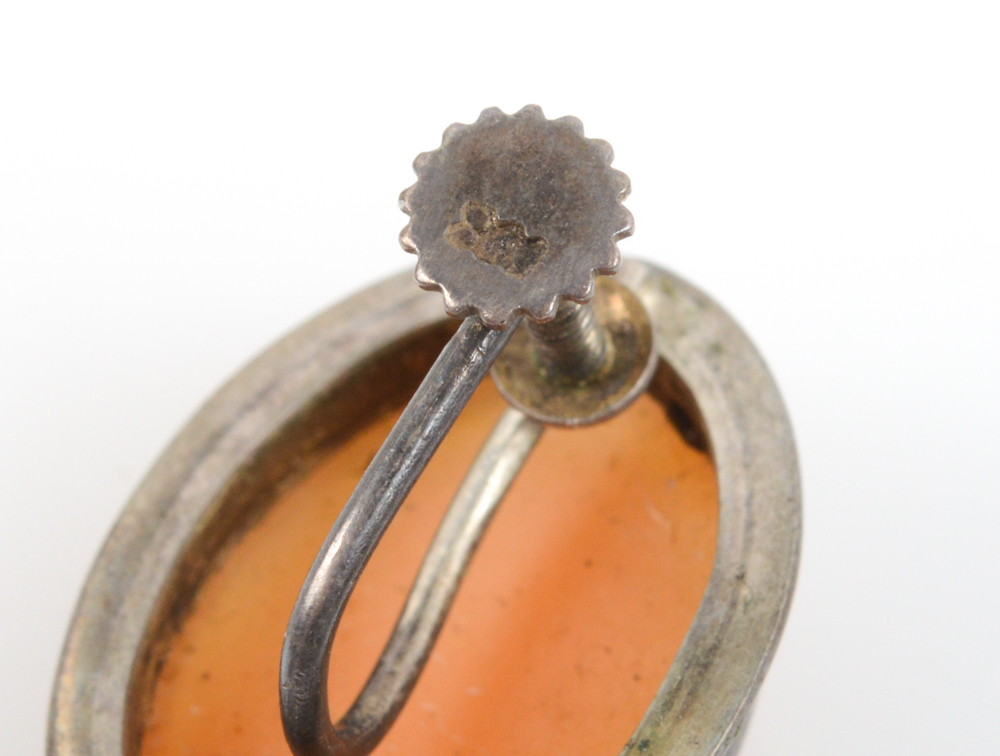 Coin Silver and Carved Shell Cameo Jewelry Assortment