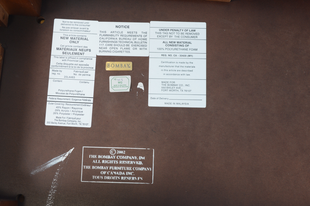 Bombay Upholstered Bench