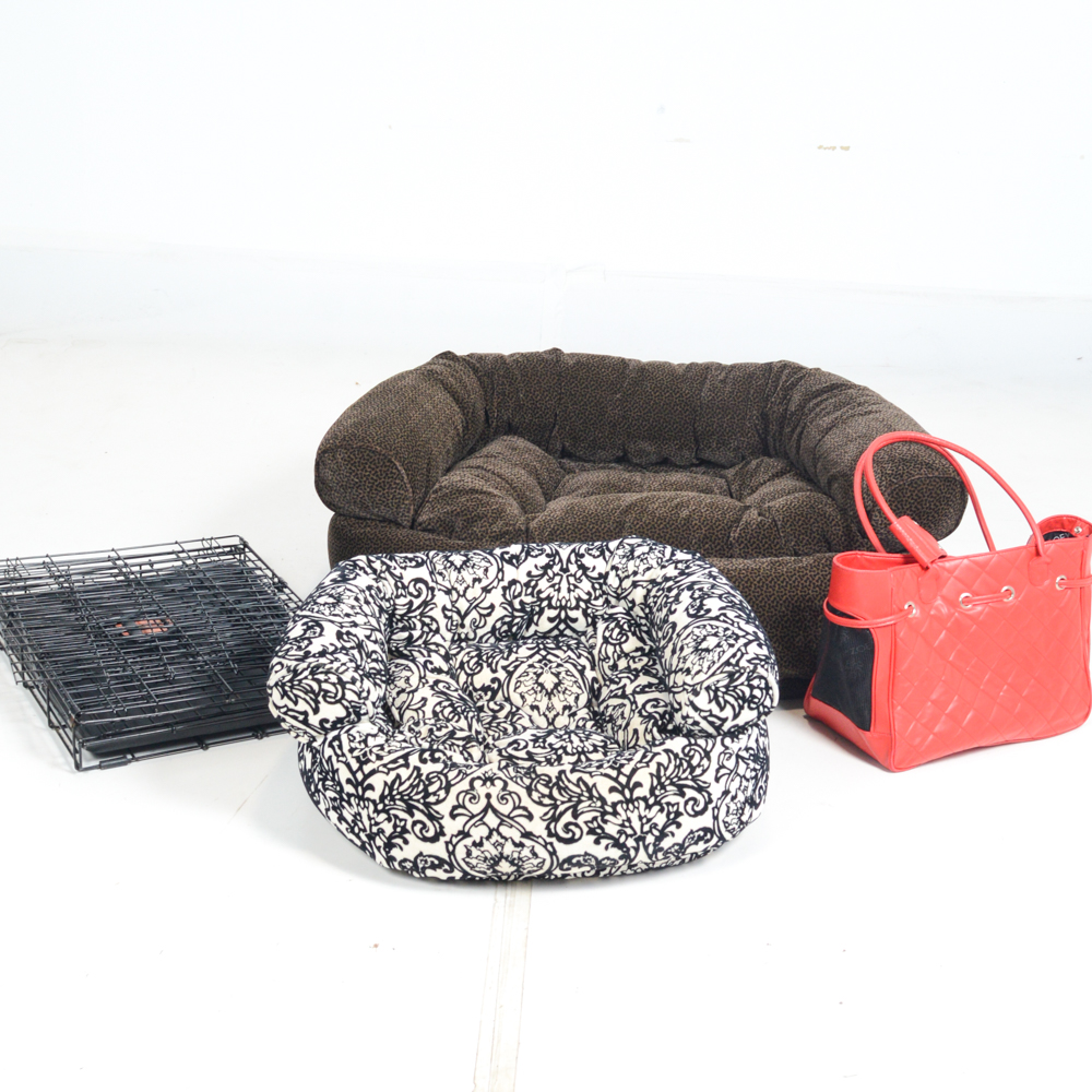 Dog Beds, Carrier and Cage