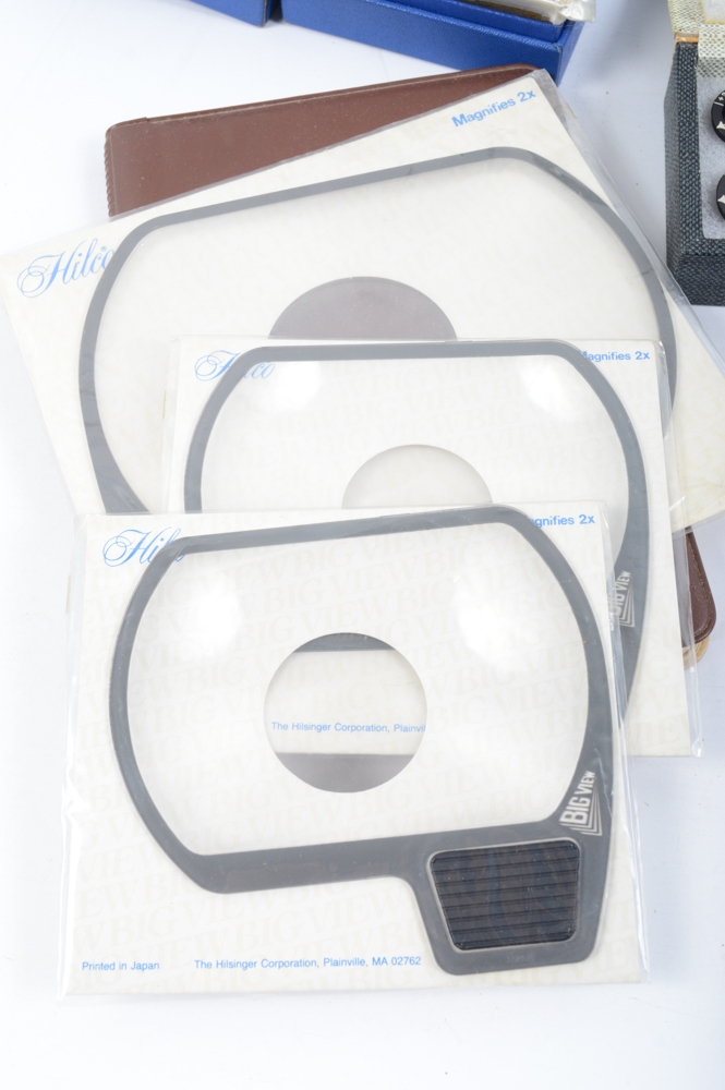 Vintage Optometrist Charts and Implements