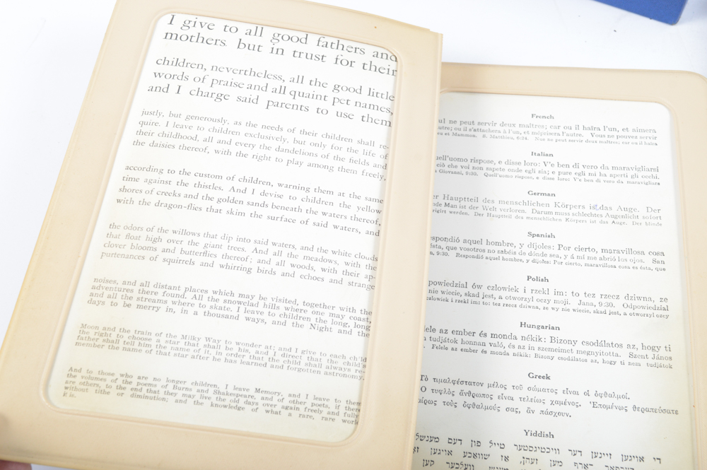 Vintage Optometrist Charts and Implements