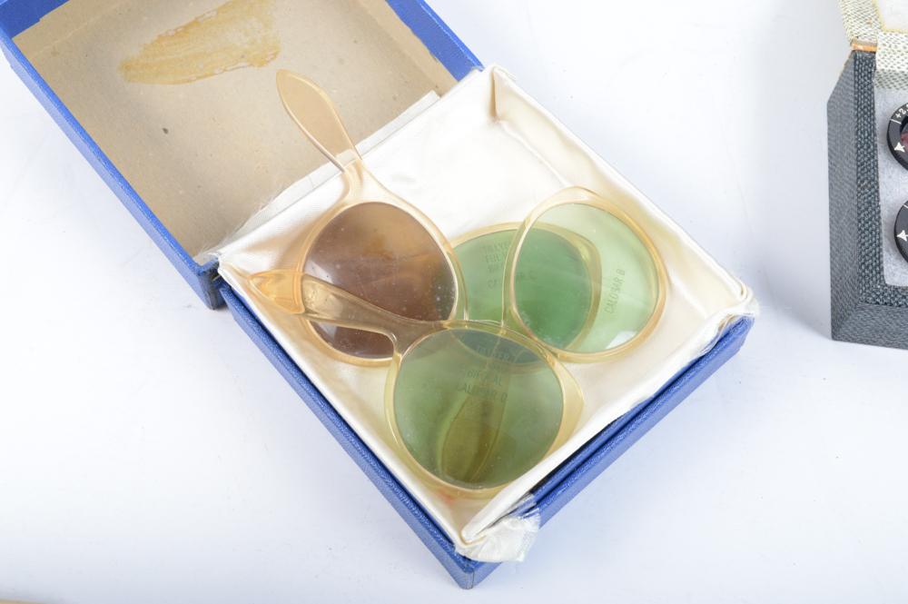 Vintage Optometrist Charts and Implements