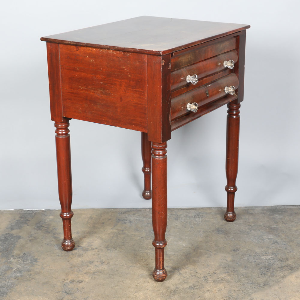 Antique Empire Mahogany Worktable
