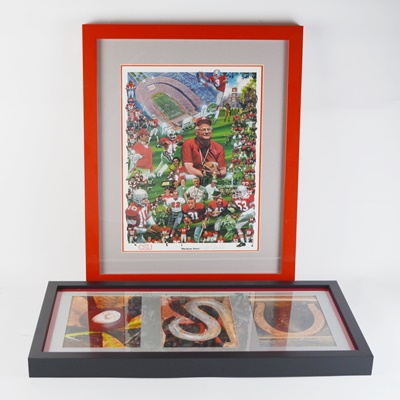 Paul Miller "Buckeye Fever" and OSU Framed Photographs