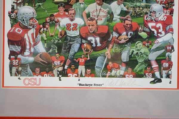 Paul Miller "Buckeye Fever" and OSU Framed Photographs