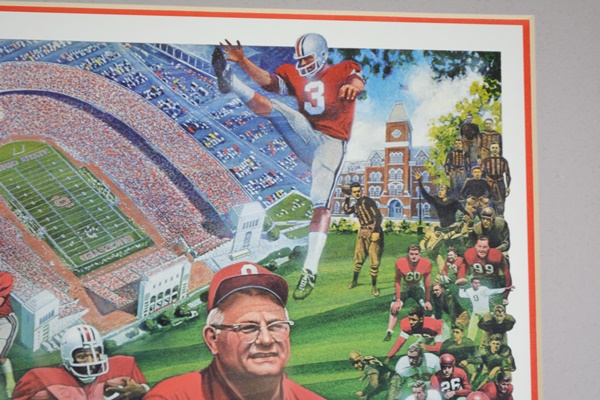 Paul Miller "Buckeye Fever" and OSU Framed Photographs