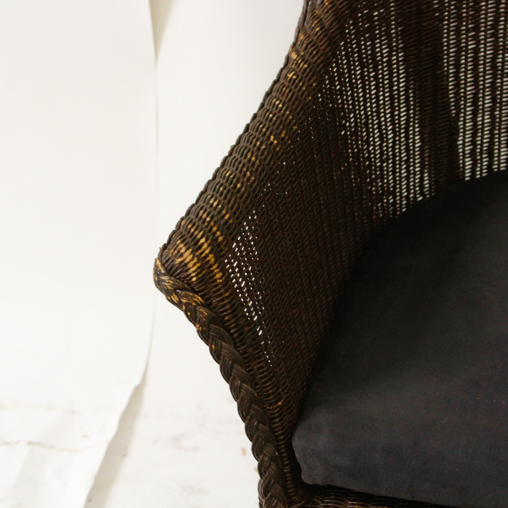 Collection of Five Vintage Wicker Chairs