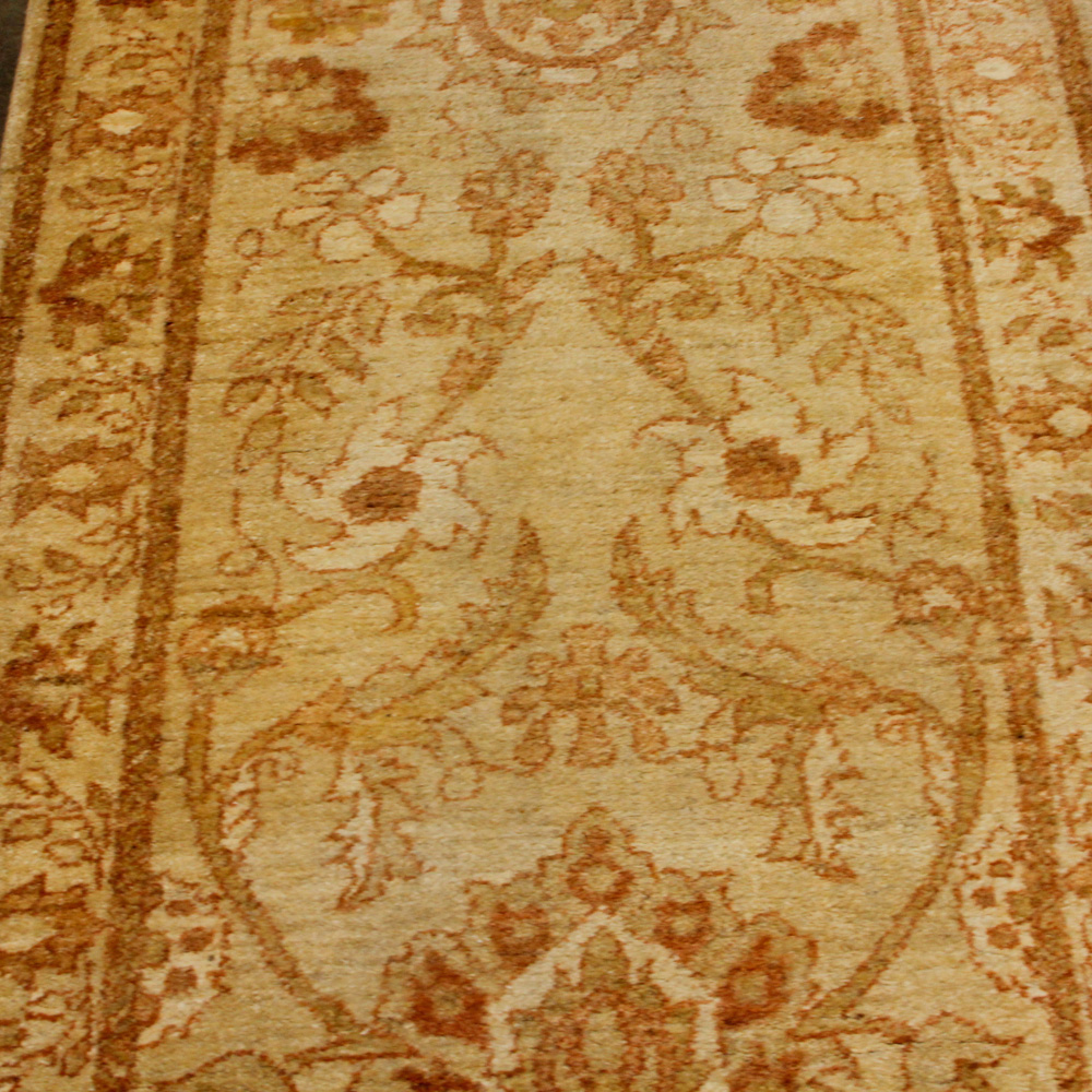 Hand-Knotted Peshawar Carpet Runner