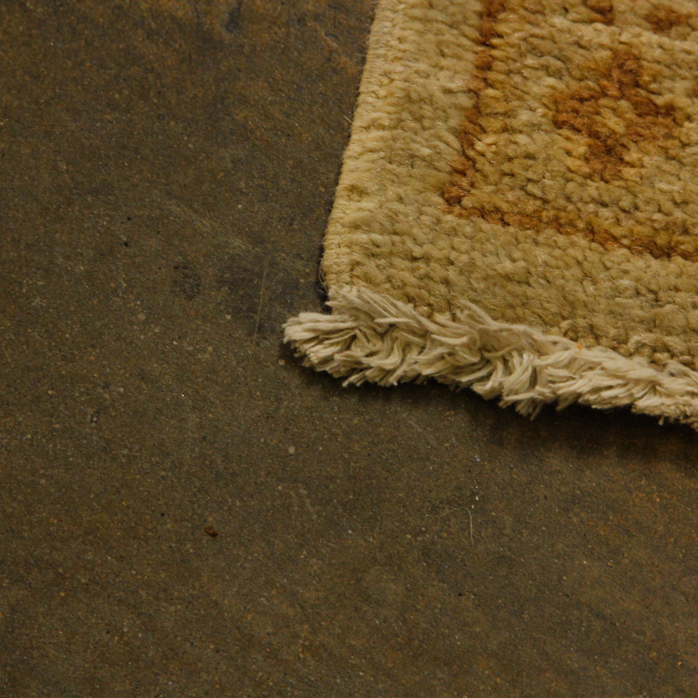 Hand-Knotted Turkish Oushak Wool Runner Rug