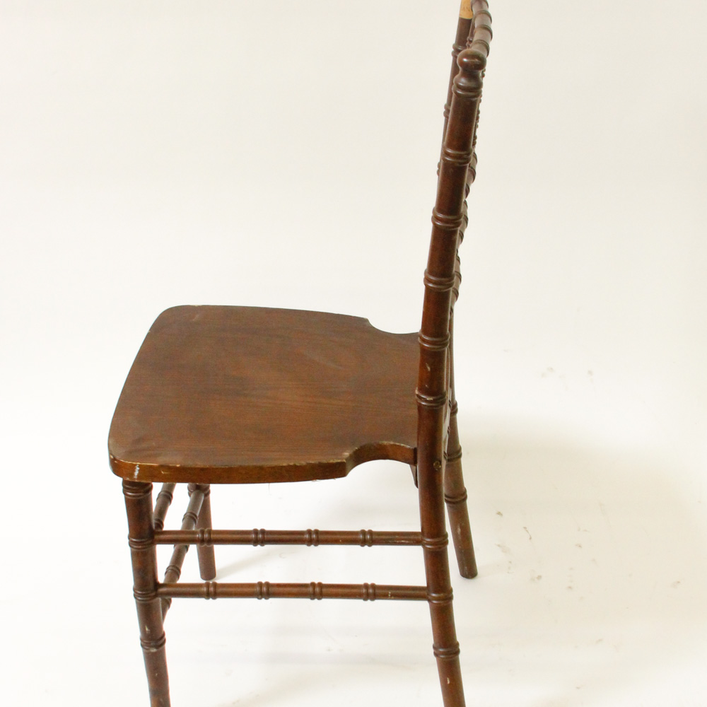 Set of Six Chiavari Style Chairs