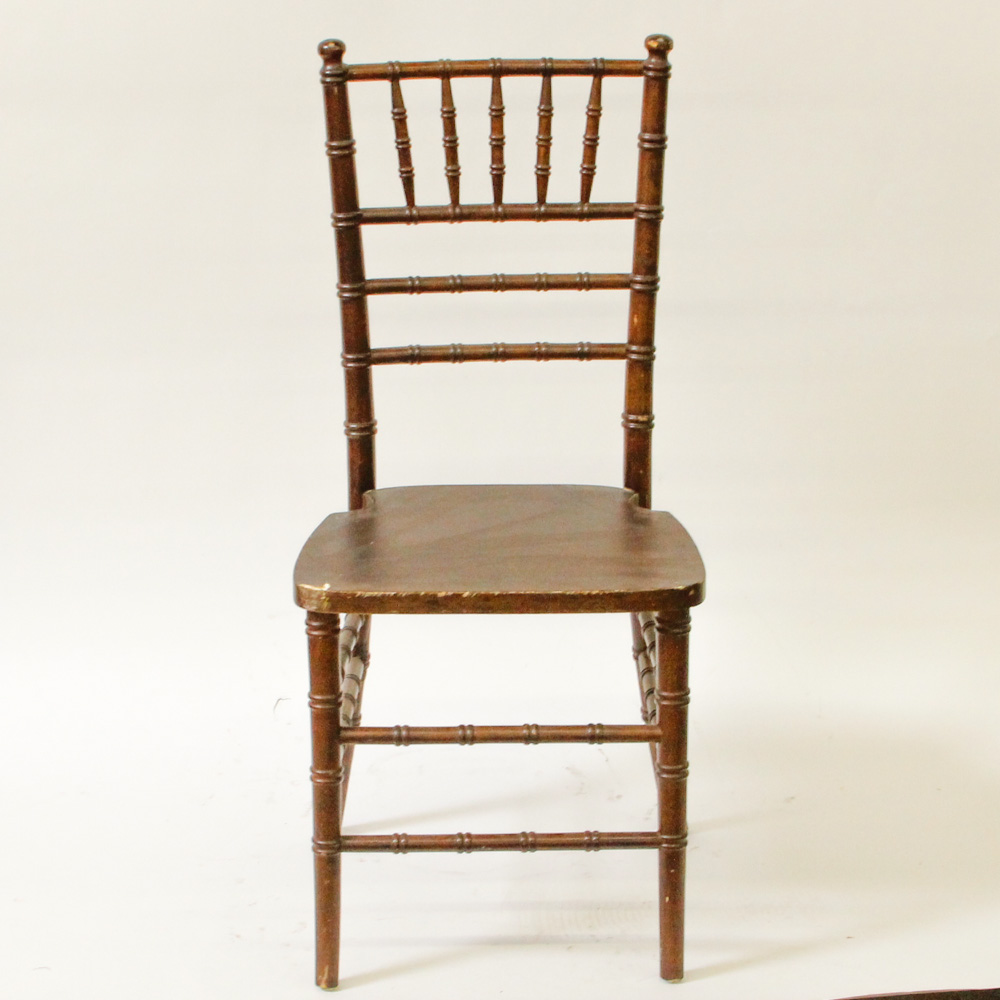 Set of Six Chiavari Style Chairs