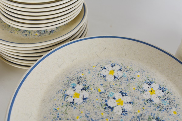 Lenox Temper-ware "Dew Drops" Dinnerware, Set of Eight and Serveware