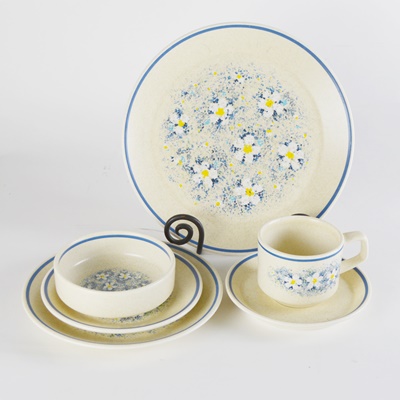 Lenox Temper-ware "Dew Drops" Dinnerware, Set of Eight and Serveware