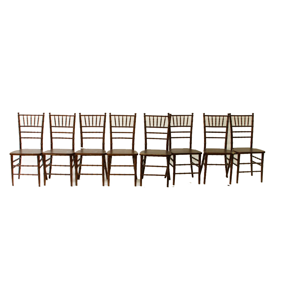 Eight Chiavari Style Chairs