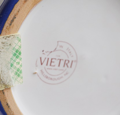 Italian Vietri Pottery Pitcher and Platter