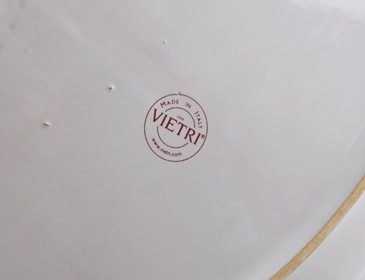 Italian Vietri Pottery Pitcher and Platter